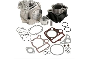 "Engine Parts Cylinder gasket Piston Ring Set, Bore Size 47mm Piston Ring Kit Replacement Fit for Honda CRF70/ATC70/XR70/TRX7