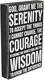 Primitives By Kathy Serenity Prayer Box Sign
