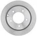 ACDelco Silver 18A2418A (19287386) Non-Coated Rear Disc Brake Rotor