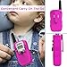 Zooawa [Upgrade Generation] Handheld Walkie Talkie, [2 Pcs] Kids Outdoor Wireless Interphone 2-Way 3 KM Range Durable Radio Transceiver Toy with 22 Channels for Camping and Hiking - Magenta