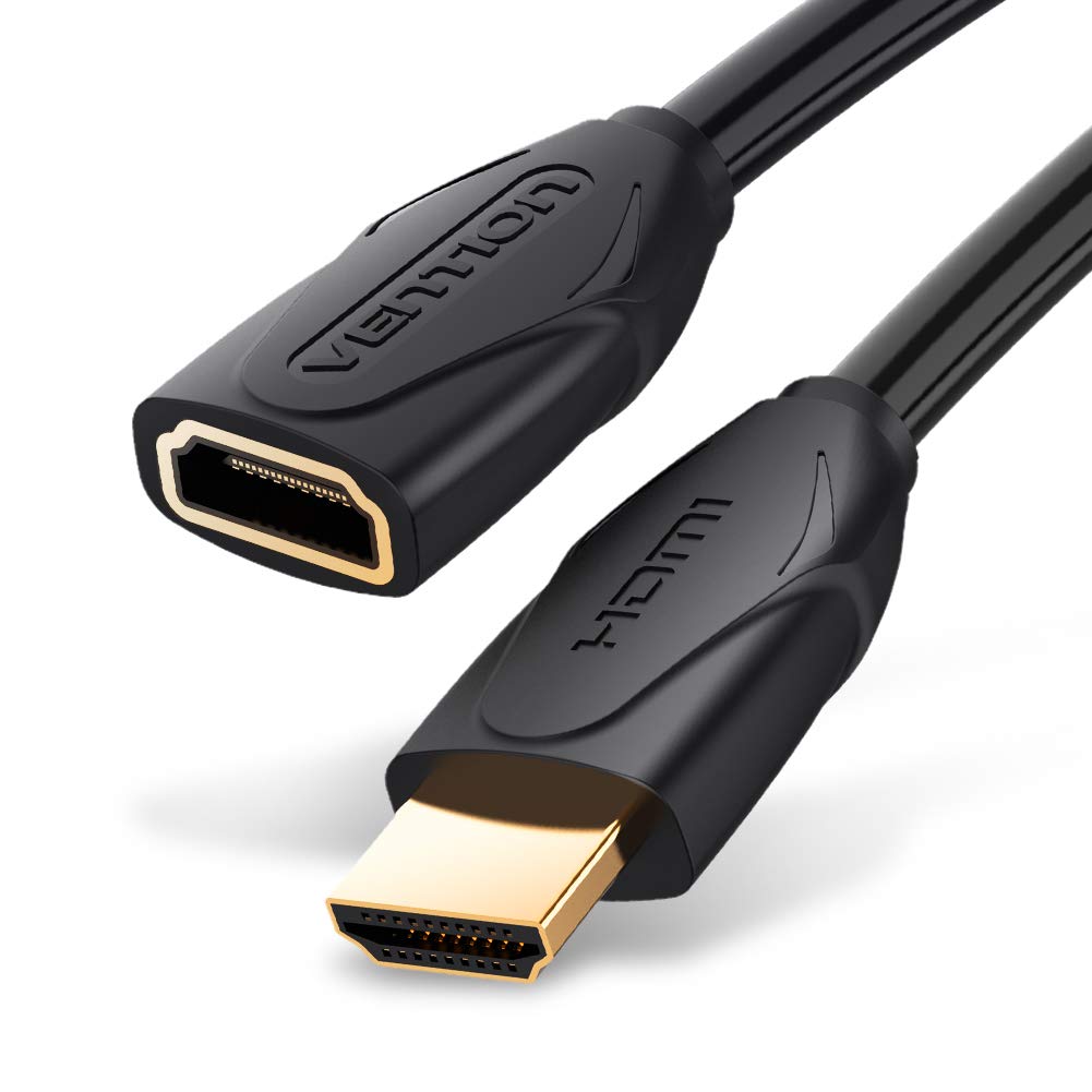 Vention HDMI Extension Cable, 2 Metre Length, Black