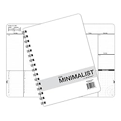 Dated Minimalist DayPlanner - 12 Monthly Calendar