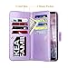 Note 9 Wallet Case,Galaxy Note 9 Case,Casewind Samsung Galaxy Note 9 Case for Women Leather Note 9 Flip Cover with [Kickstand] [Magnetic Closure] [Card Slot] [Hand Strap] Protective Note 9 Case,Purple