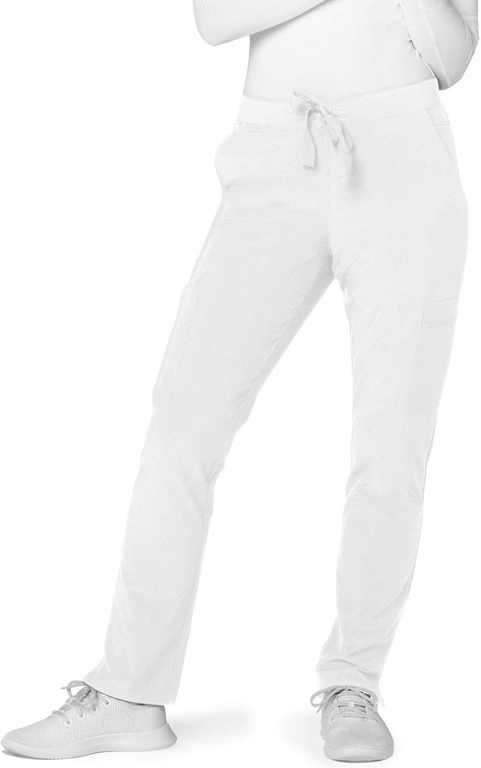 skinny cargo scrub pants