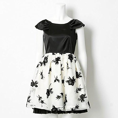 Amazon Co Jp レストローズ Lest Rose クリスタルローズフロッキーワンピース 02生成 02m 服 ファッション小物