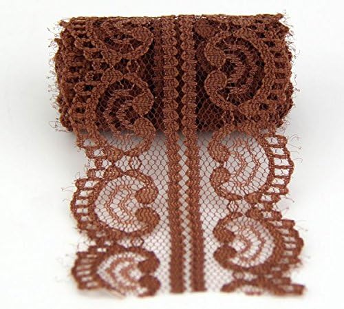 10Yard/Lot New Selling Lace Ribbon Width 45MM DIY Embroidered Net Lace Trim Fabric For Sewing Wedding Decoration