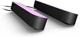 Philips Hue Play White and Colour Ambiance Light Bar Double Pack Black view 2