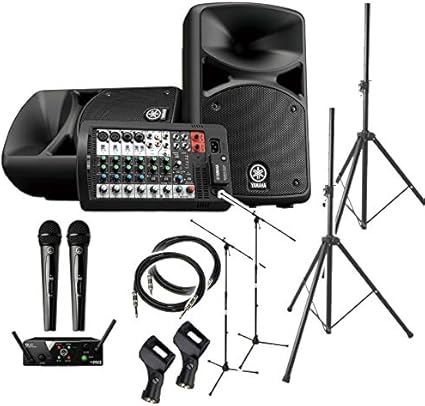yamaha stagepas 400bt portable pa system with bluetooth