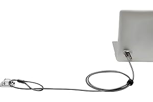 CaLeQi Combination Security Lock Cable for Notebook Laptop Pc Computer Monitor LCD - 2m Cable Black