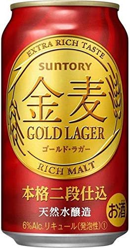 Amazon Co Jp サントリー 金麦 ゴールドラガー 350ml 1ケース 24本 3箱まで1個口発送可 食品 飲料 お酒