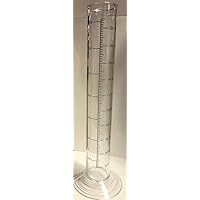 Vintage Shop 14" Hydrometer Test Jar for Beer or Wine Sampling