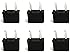 Ceptics USA to Europe Asia Plug Adapter - CE Certified - RoHS Compliant - 6 Pack