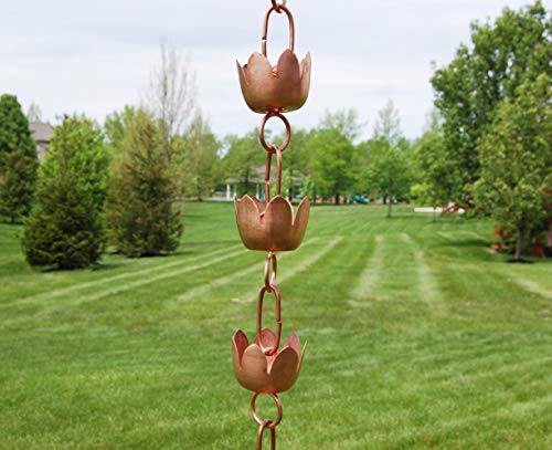 2 U+nitt+feet+Copper+Chain+Gutter