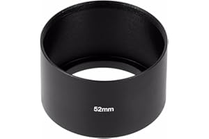 BGNing Camera Long Lens Hood, Professional Telephoto Metal Lens Hood Screw-in Mount for DSLR Camera (52mm)