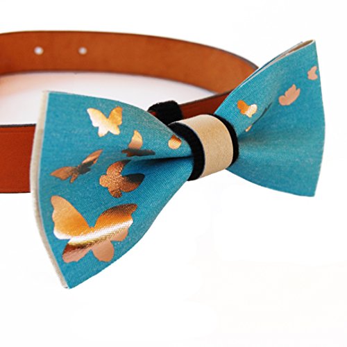 Pet Me With Love "The Park" Bow Tie - Bluegrass Style 1 (Small)