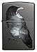 Zippo Exposed raven Pocket Lighter, Gray Dusk
