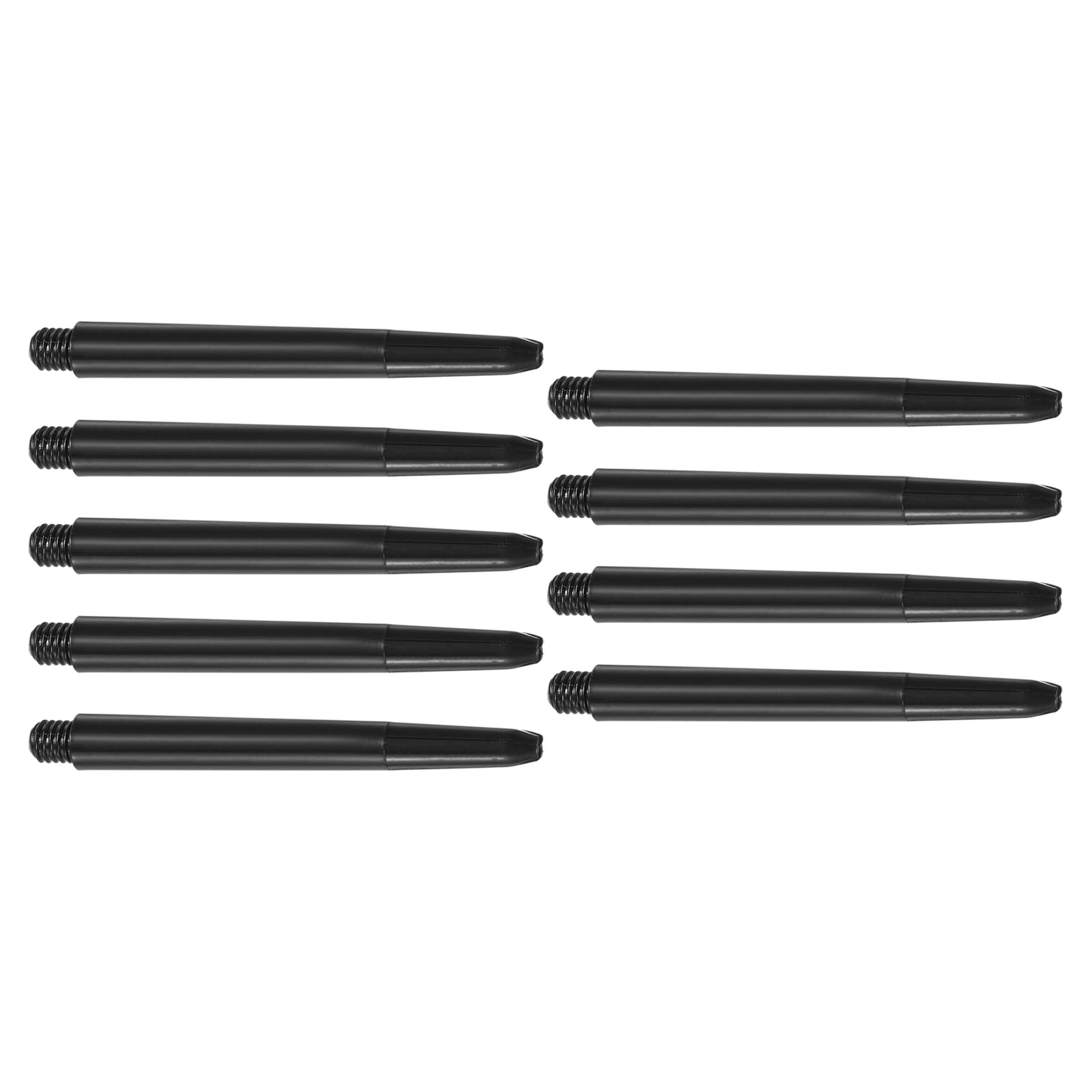 M METERXITY 9 Pack Darts Shafts - Plastic Darts Stems Medium 2BA Thread, Apply to Darts Games/Darts Sports/Entertainmence/Party (48mm, Black)