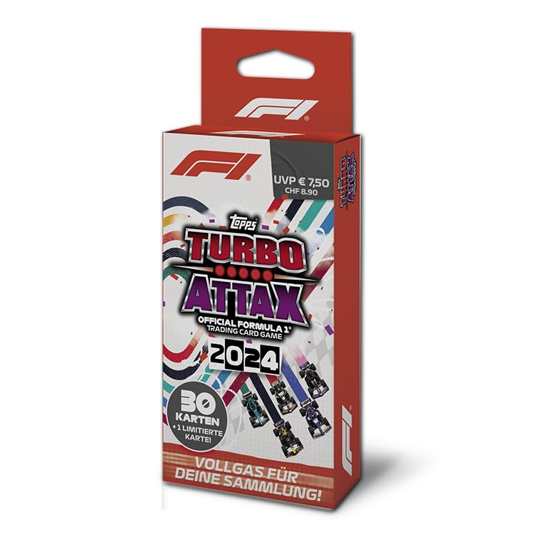 Topps Turbo Attax Formula 1 2024 - Eco Pack - Includes 30 Turbo Attax Cards and 1 Limited Edition Card
