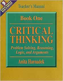 Critical Thinking Book One Instruction Answer Guide Grades 7 12