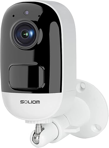SOLIOM Security Camera Outdoor Wireless Battery Powered,1080P WiFi