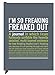 Knock Knock I'm So Freaking Freaked Out Inner-Truth Journal (Large, 7 x 9.5-inches)