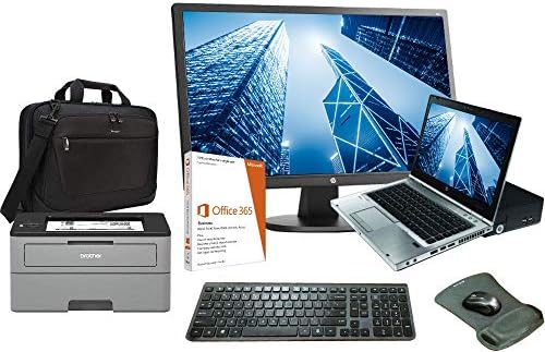 HPE Elite 8460p Laptop All In One Bundle, Intel i5 2.5GHz, 8GB, 500GB SSD, Windows 10, O365 (Renewed)