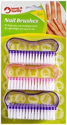 3X 3 x Nail Hand Scrubbing Cleaning Brushes