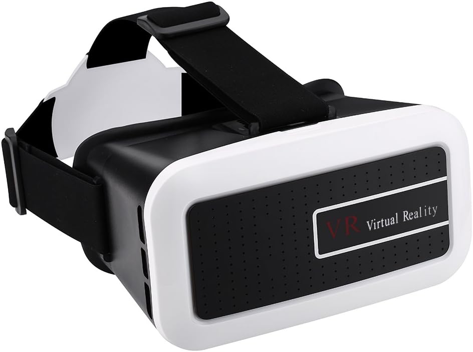 Teswell 3D VR Glasses Virtual Reality Headset With Adjustable Lens and Strap for iPhone LG Nexus Sony HTC One Plus and other 4 to 6 Inch Smartphones.