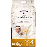 Hoppi Baby Diapers, Size 4 Tape Style Disposable Diaper | Ultra Absorbent Overnight Protection | Hypoallergenic for Sensitive Skin | 20-31 lbs, 40 Count