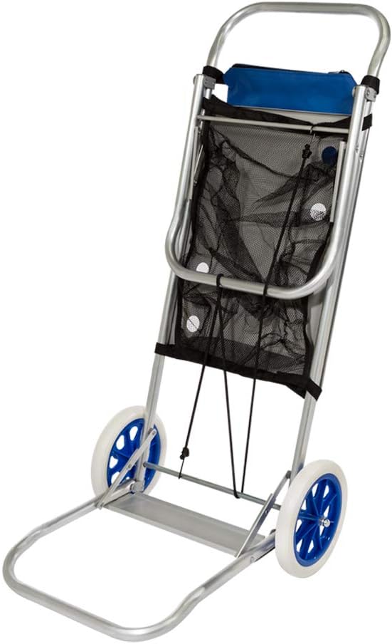 AKTIVE 62283 - Chariot de Plage Pliable Transformable en Table 2 en 1