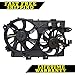 Sunbelt Dual Radiator and Condenser Fan Assembly For 06-08 Pontiac Torrent 3.4L 06-08 Chevrolet Equinox 3.4L GM3115204