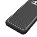 Samsung Galaxy S8 Case, Laxier Lightweight Slim Thin Soft Silicone + Hard PC Plastic Dual Layer Rubber Bumper Protective Phone Cover (just for the regular size S 8, not fit S 8 plus)(black)
