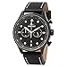 Dogfight DF0027 Mens Ace Black Leather Chronograph Watch