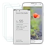 Galaxy S5 Battery, DAXTROMN 2800mAh Replacement Battery for Samsung Galaxy S5 G900V, G900A, G900P, G900T, G900R4, G900A, G900P with Screen Protector [NFC/Google Wallet Capable]