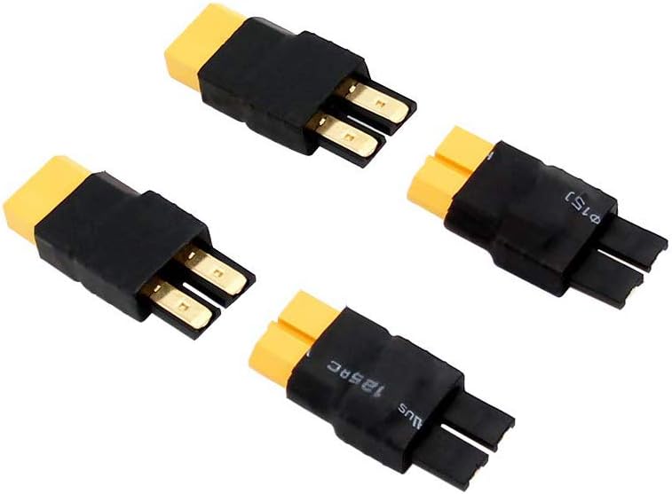 FLY RC 4PCS XT60 Female to TRX Traxxas Male Connector Adapter Wireless Charger Adapter for RC LiPo Battery - Image 3
