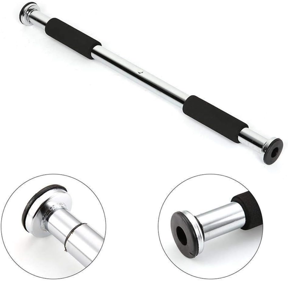 CAODAN Adjustable 62-100cm Door Bar Home Fitness Gym Exercise Pull-Up Bar Doorway Pull Chin Sit Up Workout for Man Door Horizontal Bars-Black
