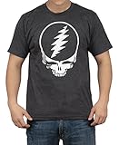Grateful Dead Steal Your Face Mens Charcoal Heather T-shirt
