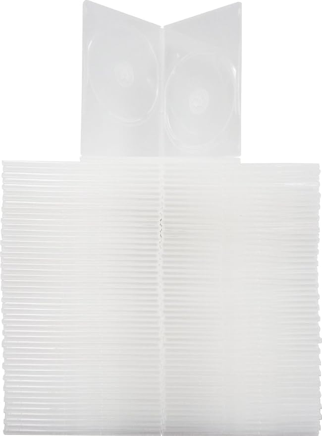 Slim Double Clear DVD Cases 100 pieces (7MM) Amazon.ca Electronics