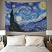 BLEUM CADE Tapestry Wall Hanging Wall Tapestry Hippie Galaxy Tapestry Starry Night Tapestry Mandala Bohemian Tapestry Living Room Bedroom Space Decor
