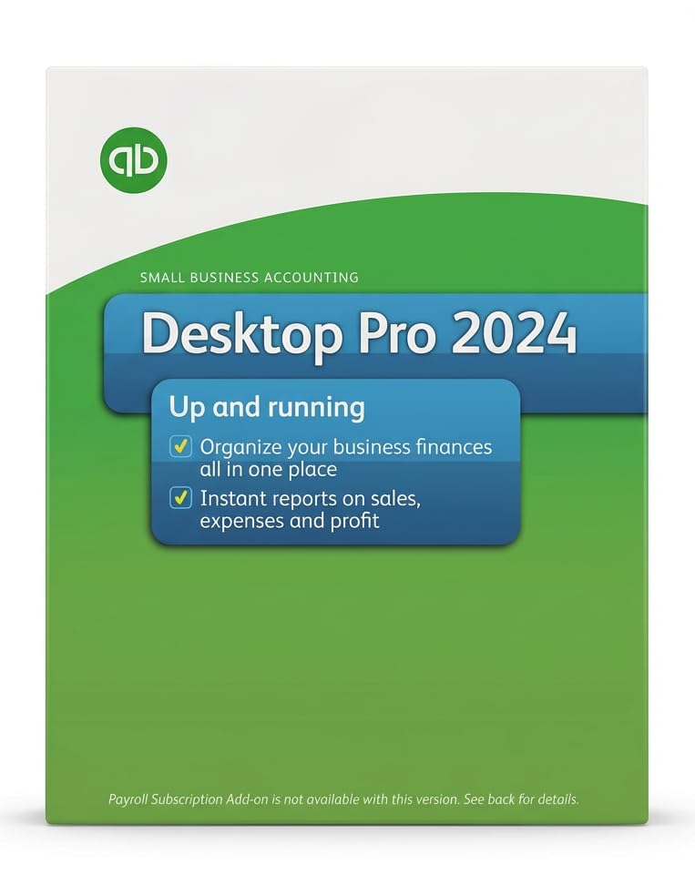 Photo 1 of Quick-Book Desktop Pro 2024 Retail Box Lifetime, 3 User