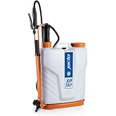 Jacto XP-312 Backpack Sprayer - 3-Gallon Professional-Grade, Lightweight &amp; Ergonomic with High-Pressure Performance. Translucent White