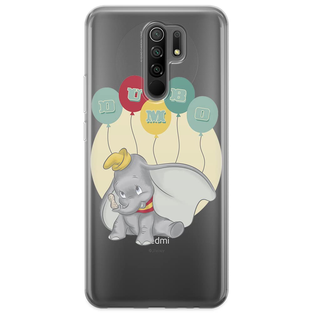 ERT GROUP mobile phone case for Xiaomi REDMI 9 original and officially Licensed Disney pattern Dumbo 003 optimally adapted to the shape of the mobile phone, partially transparent