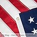Jetlifee American Flag, American Flags, American Flag 2x3 Outdoor, US Flags with Embroidered Stars, Vivid Color, Sewn Stripes, Brass Grommets (2 by 3 Foot)