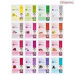 Dermal Korea Collagen Essence Full Face Facial Mask Sheet, 16 Combo Pack by Dermal
