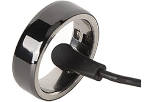 SPYMINNPOO Smart Ring Health Tracker, Mobile Phone BT Connection Rechargeable Smart Ring Health Waterproof Smart Ring for Men Women