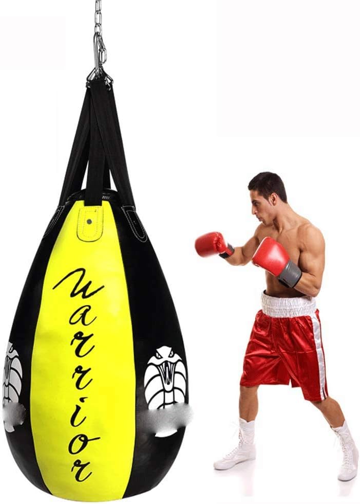 Porta Maize Teardrop Shape Un-Filled Punch Bag Pear Shaped Bag Grappling, MMA, Kickboxing, Muay Thai, Karate, Taekwondo Martial Arts Kickboxing Gym Equipment (Color : B)
