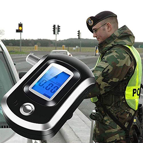 USHOT Digital LCD Police Breathalyzer Breath Test Alcohol Tester Analyzer Detector - Thumbnail 6