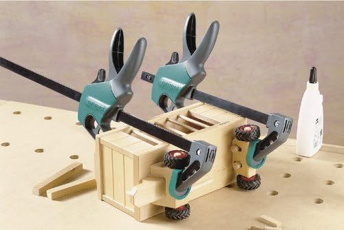 wolfcraft EHZ "Easy" One-Hand Clamp I 3020000 I The one-Hand clamp for Effortless Working, Black, 75-150 - Image 5