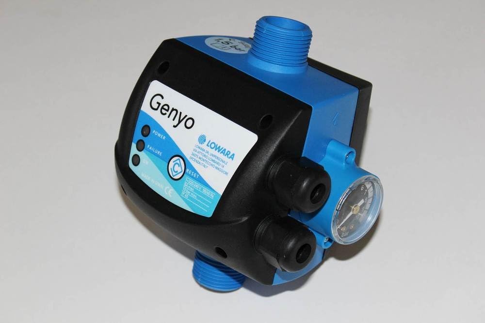 Lowara Genyo 8A/F15 Pressure Control, Blue