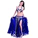 ROYAL SMEELA Belly Dance Costume Set for Women Belly Dance Bra and Belt Chiffon Dancing Skirts Professional Outfit 3pcs